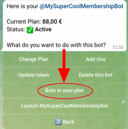 Accessing Bots in Your Bundle Plan - /mybots Command