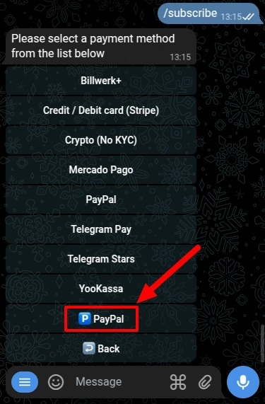 Manual Payment Button Visible to Customers