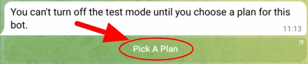 TGmembership Bot - Select Payment Plan Prompt